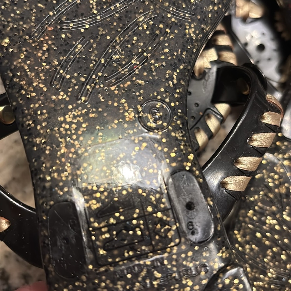 Jack rogers Stylish Black and Gold Women's Sandals - Picture 4 of 4